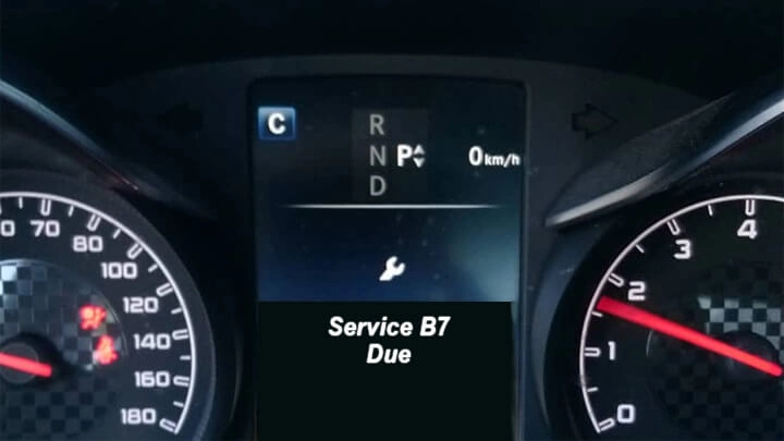 Mercedes B7 Service